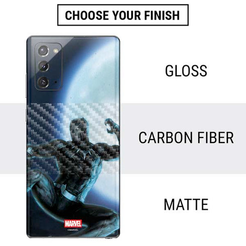 Marvel Black Panther Jumping Through Air Galaxy Note20 5G Skin