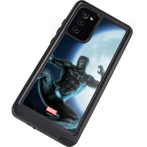 Marvel Black Panther Jumping Through Air Galaxy Note20 5G Waterproof Case
