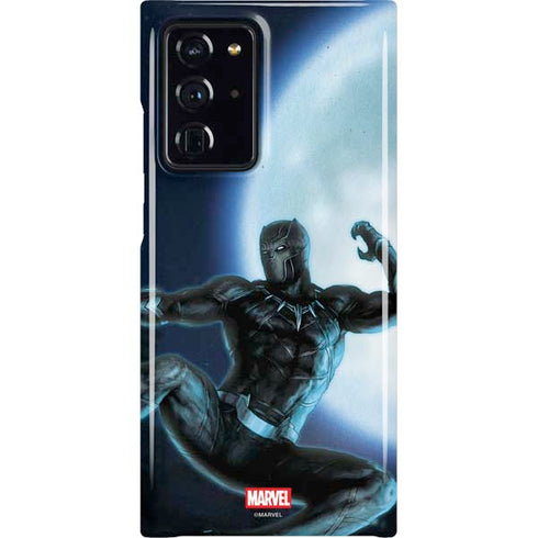 Marvel Black Panther Jumping Through Air Galaxy Cases