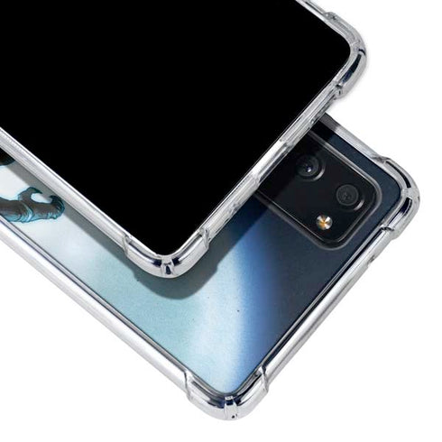 Marvel Black Panther Jumping Through Air Galaxy S20 FE Clear Case