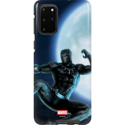 Marvel Black Panther Jumping Through Air Galaxy S20 Plus Pro Case