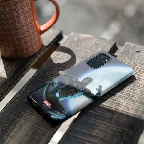 Marvel Black Panther Jumping Through Air Galaxy S20 Plus Pro Case