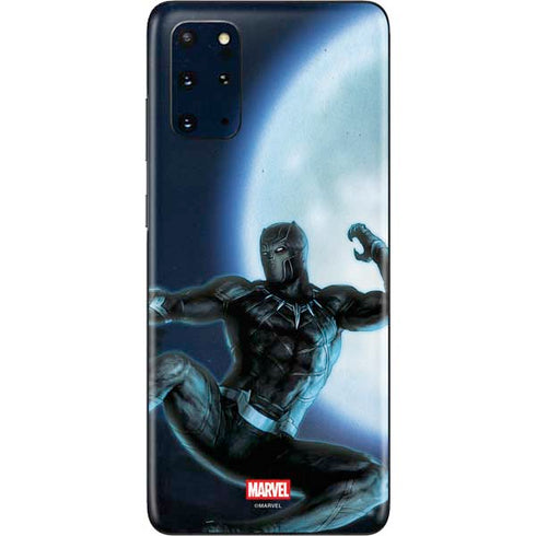 Marvel Black Panther Jumping Through Air Galaxy S20 Plus Skin