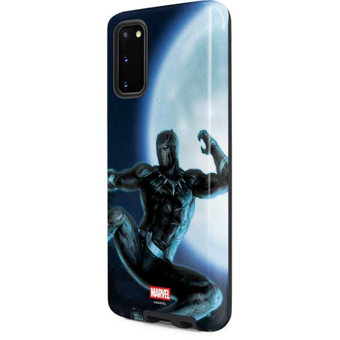 Marvel Black Panther Jumping Through Air Galaxy S20 Pro Case