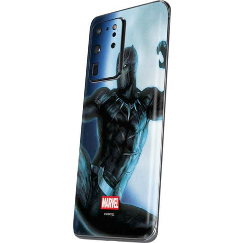 Marvel Black Panther Jumping Through Air Galaxy S20 Ultra 5G Skin