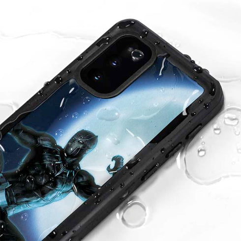 Marvel Black Panther Jumping Through Air Galaxy S20 Waterproof Case