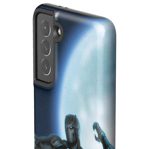 Marvel Black Panther Jumping Through Air Galaxy S21 5G Pro Case