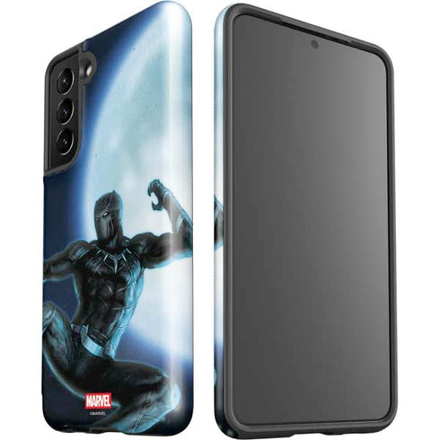 Marvel Black Panther Jumping Through Air Galaxy S21 5G Pro Case