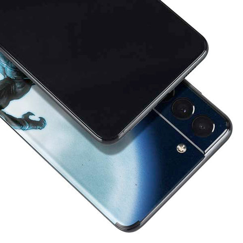 Marvel Black Panther Jumping Through Air Galaxy S21 5G Skin