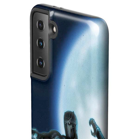 Marvel Black Panther Jumping Through Air Galaxy S21 Plus 5G Pro Case