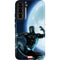 Marvel Black Panther Jumping Through Air Galaxy S22 Plus Pro Case
