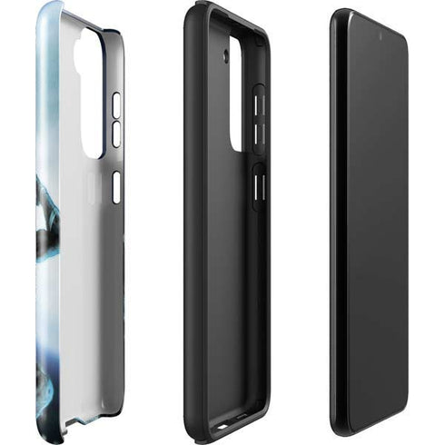 Marvel Black Panther Jumping Through Air Galaxy S22 Pro Case