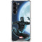 Marvel Black Panther Jumping Through Air Galaxy S23 Plus Clear Case