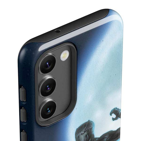 Marvel Black Panther Jumping Through Air Galaxy S23 Pro Case