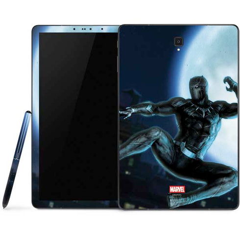 Marvel Black Panther Jumping Through Air Samsung Galaxy Tab Skin