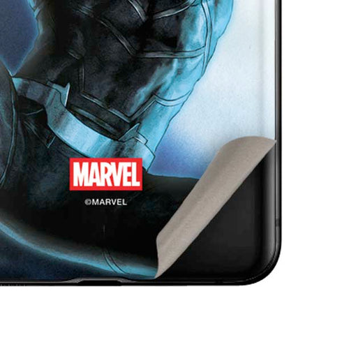 Marvel Black Panther Jumping Through Air Galaxy Z Flip Skin