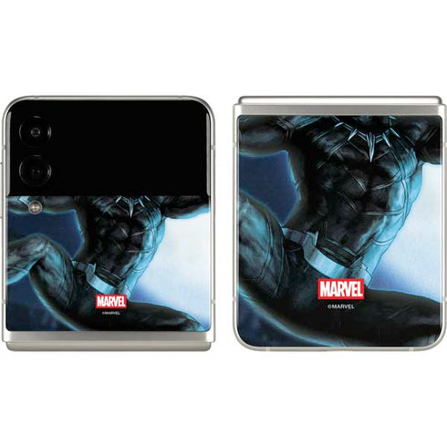 Marvel Black Panther Jumping Through Air Galaxy Z Flip3 5G Skin