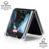 Marvel Black Panther Jumping Through Air Galaxy Z Flip6 Clear Case