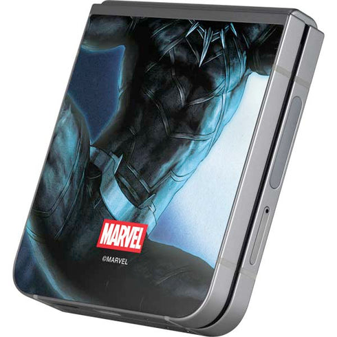Marvel Black Panther Jumping Through Air Galaxy Z Flip6 Skin