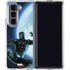Marvel Black Panther Jumping Through Air Galaxy Z Fold5 5G Clear Case