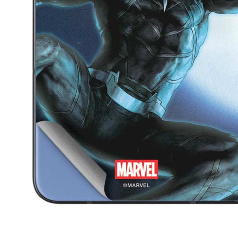 Marvel Black Panther Jumping Through Air Galaxy Z Fold5 5G Skin