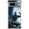 Marvel Black Panther Jumping Through Air Google Pixel 8a Clear Case