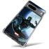 Marvel Black Panther Jumping Through Air Google Pixel 8a Clear Case