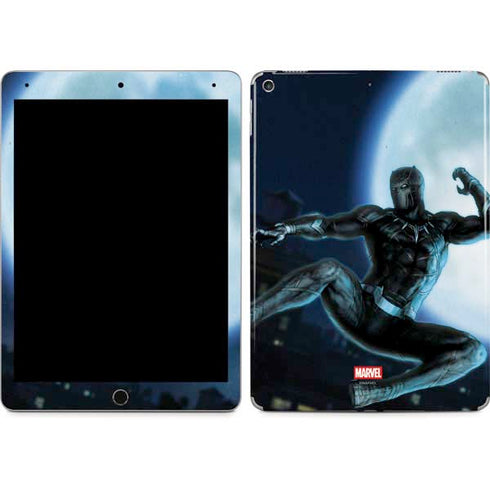 Marvel Black Panther Jumping Through Air iPad Skins