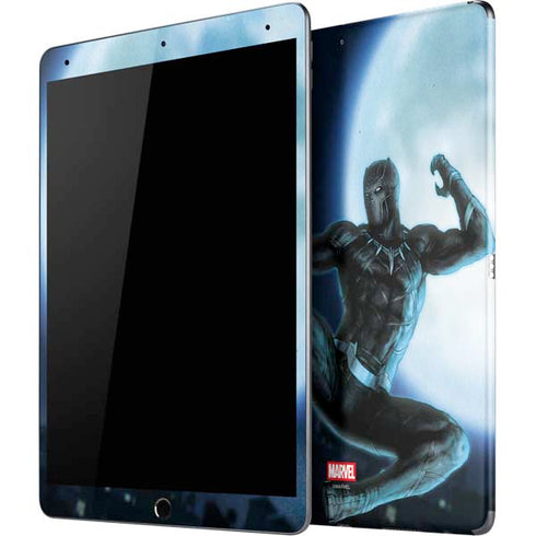 Marvel Black Panther Jumping Through Air iPad Skins