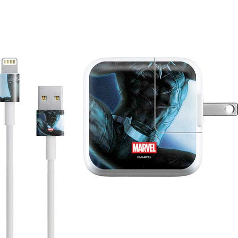 Marvel Black Panther Jumping Through Air iPad Charger (10W USB) Skin