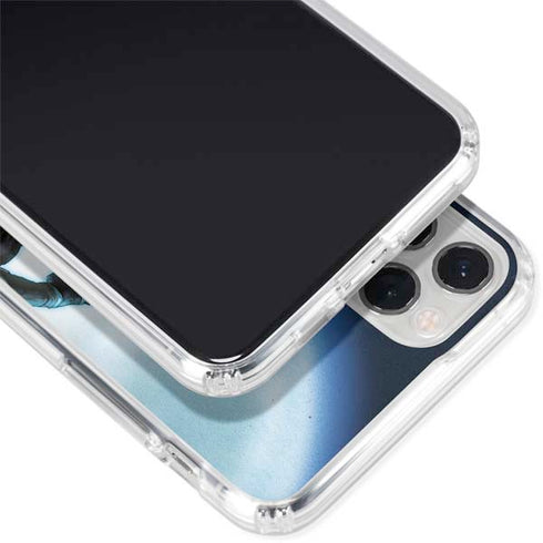 Marvel Black Panther Jumping Through Air iPhone 11 Pro Clear Case