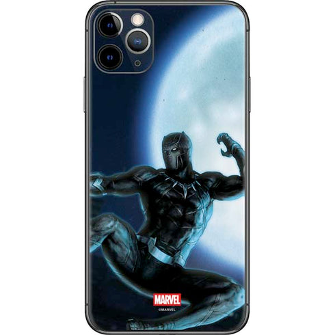 Marvel Black Panther Jumping Through Air iPhone 11 Pro Max Skin
