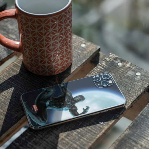Marvel Black Panther Jumping Through Air iPhone 11 Pro Max Skin