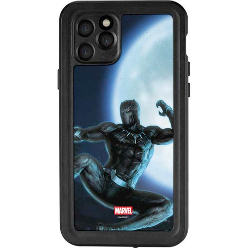 Marvel Black Panther Jumping Through Air iPhone 11 Pro Waterproof Case