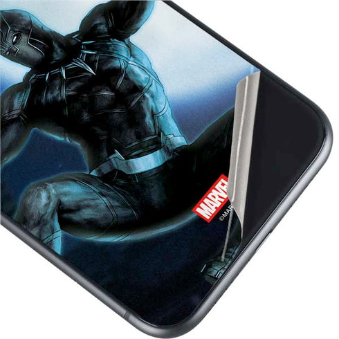 Marvel Black Panther Jumping Through Air iPhone 11 Skin