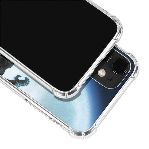 Marvel Black Panther Jumping Through Air iPhone 12 Clear Case
