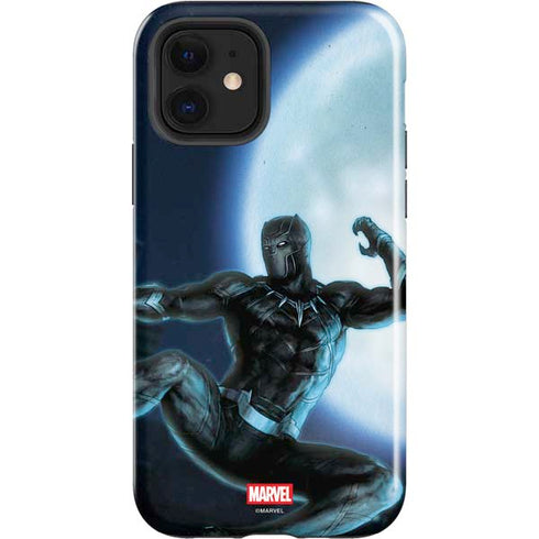 Marvel Black Panther Jumping Through Air iPhone 12 Impact Case