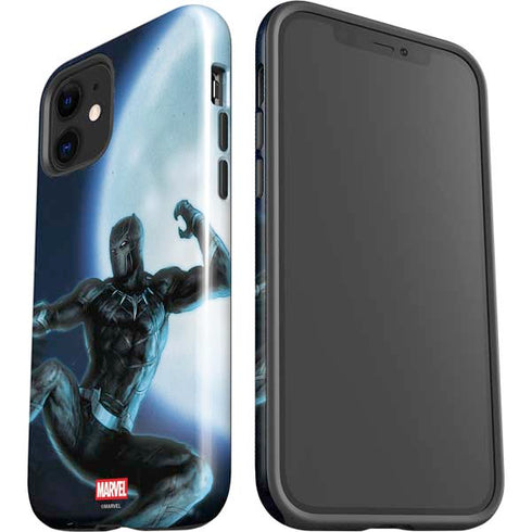 Marvel Black Panther Jumping Through Air iPhone 12 Impact Case