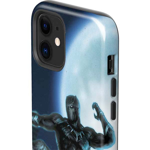 Marvel Black Panther Jumping Through Air iPhone 12 Mini Impact Case