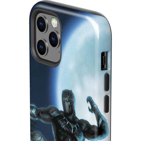 Marvel Black Panther Jumping Through Air iPhone 12 Pro Impact Case