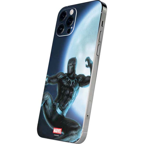 Marvel Black Panther Jumping Through Air iPhone 12 Pro Max Skin