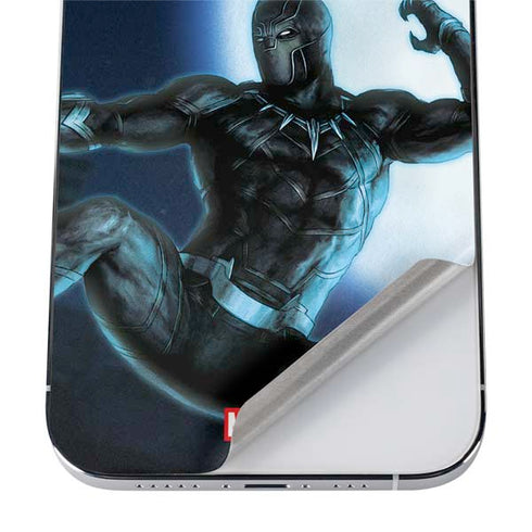 Marvel Black Panther Jumping Through Air iPhone 12 Pro Skin