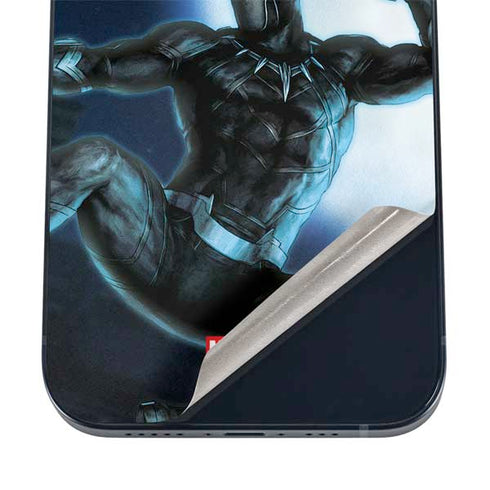 Marvel Black Panther Jumping Through Air iPhone 12 Skin