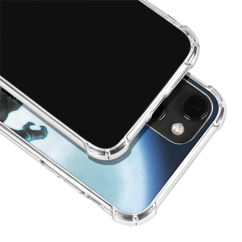 Marvel Black Panther Jumping Through Air iPhone 13 Mini Clear Case