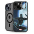 Marvel Black Panther Jumping Through Air iPhone 14 Kickstand Case