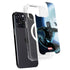 Marvel Black Panther Jumping Through Air iPhone 14 Pro MagSafe Case