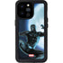 Marvel Black Panther Jumping Through Air iPhone 14 Pro Max Waterproof Case