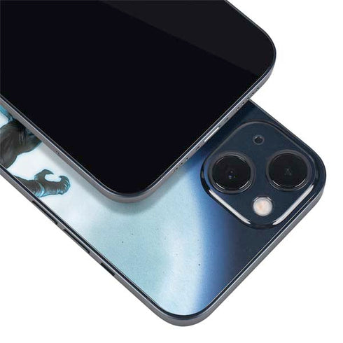 Marvel Black Panther Jumping Through Air iPhone 14 Skin