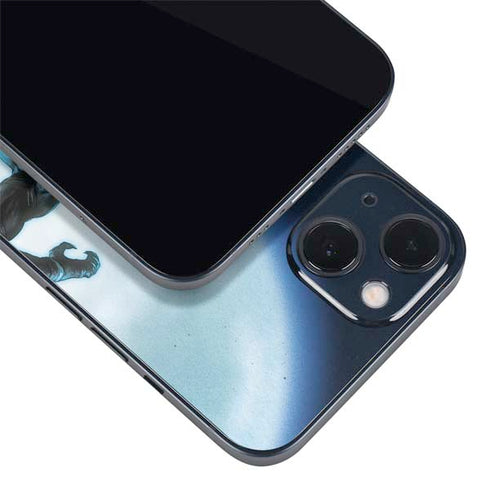 Marvel Black Panther Jumping Through Air iPhone 15 Plus Skin