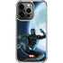 Marvel Black Panther Jumping Through Air iPhone 15 Pro Clear Case